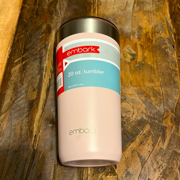 20 oz Stainless Steel Lidded Tumbler, Travel Mug, by Embark - Picture 2 of 6